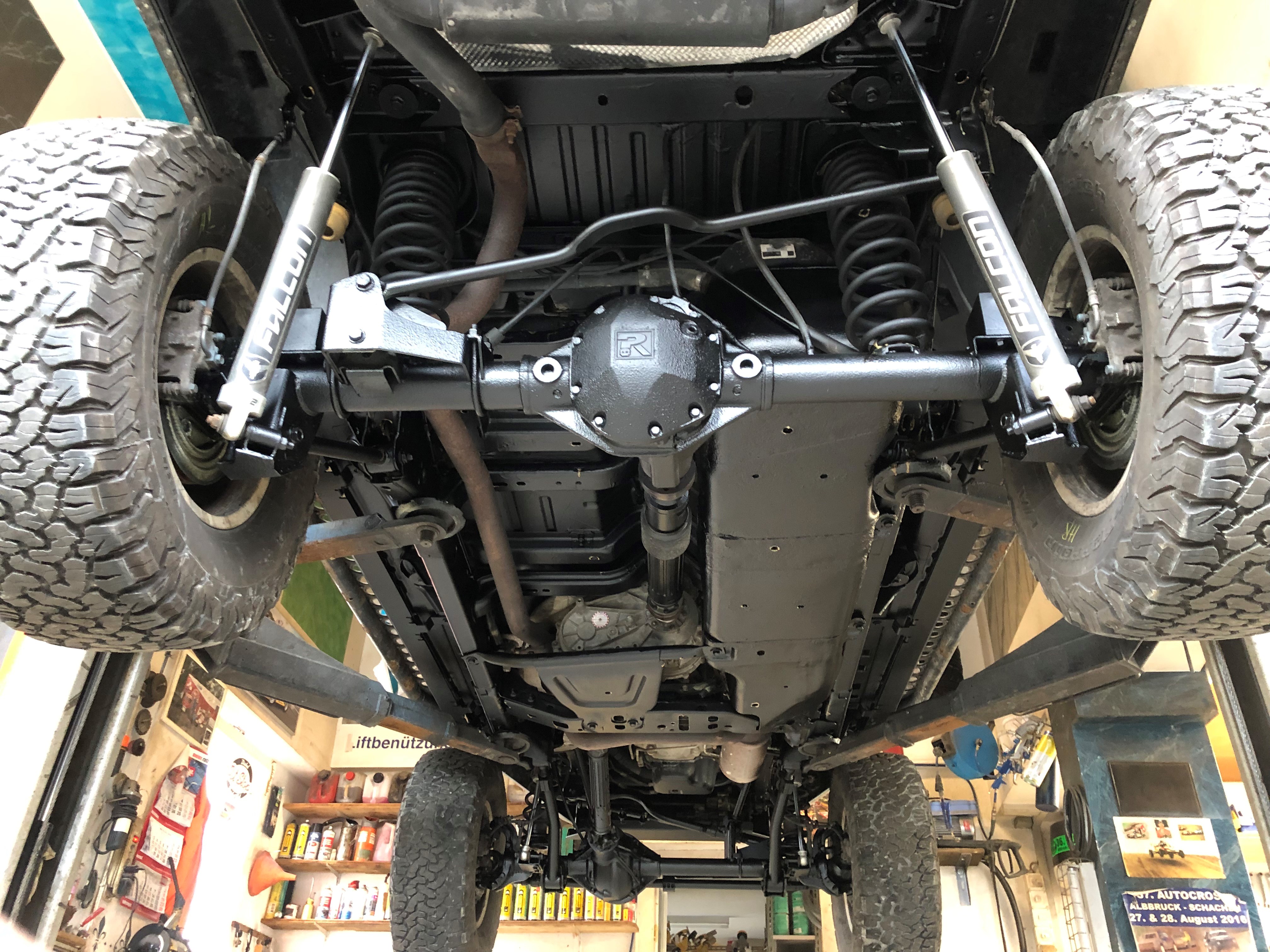 Unterbodenschutz an Autos & Lieferwagen