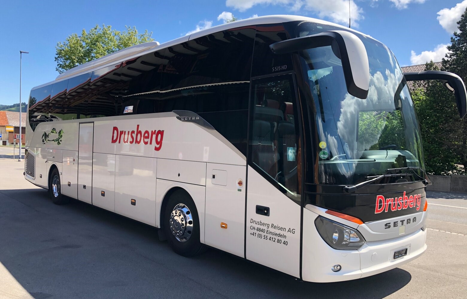 Fahrzeugbeschriftung Drusberg Reisen